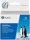 Картридж Cartridge G&G 82 для DesignJet 500/510/800/815/120 пурпурный 69 мл аналог C4912A гарантия 36 мес.