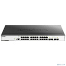 D-Link DGS-3000-28L/B1A Управляемый L2 коммутатор с 24 портами 10/100/1000Base-T и 4 портами 1000Base-X SFP