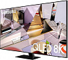 Телевизор QLED Samsung 65" QE65Q700TAUXRU Q черный Ultra HD 8K 60Hz DVB-T2 DVB-C DVB-S2 USB WiFi Smart TV (RUS)