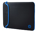 Сумка HP Case Chroma Reversible Sleeve –Black/Blue (for all hpcpq 14.0" Notebooks) cons