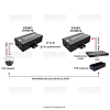 Удлинитель Ethernet+PoE OSNOVO E-PoE/1 PoE удлинитель 10M/100M Fast Ethernet до 500м. Увеличение расстояния передачи данных + питание на 100м. При кас