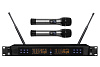 Микрофонная радиосистема [AX-7000R] Axelvox [DWS7000HT (RT Bundle)] UHF 710-726 MHz, 100 каналов,LCD дисплей, 2х ИК порт, 2 ручных микрофона, 2 держат