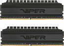 Память DDR4 2x32Gb 3200MHz Patriot PVB464G320C6K Viper 4 Blackout RTL Gaming PC4-25600 CL16 DIMM 288-pin 1.35В kit с радиатором Ret