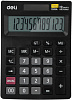 Калькулятор настольный Deli E1519A черный 12-разр.