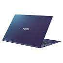 Ноутбук ASUS VivoBook Series X512JA-BQ1021 i3-1005G1 1200 МГц 15.6" 1920x1080 4Гб DDR4 SSD 256Гб нет DVD Intel UHD Graphics встроенная ENG без ОС сини