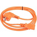VCOM <CE021-CU0.75-1.8M-O> Кабель питания 220V 1.8 м (Европейский стандарт) оранжевый