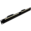 Патч-панель TELCO, 19", 1U, 24 порта RJ-45, контакты 36, 45