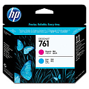 Печатающая головка Печатающая головка HP 761 для Designjet T7100/T7200, пурпурная/голубая