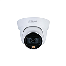 DAHUA Уличная купольная IP-видеокамера Full-color2Мп; 1/2.8” CMOS; объектив 3.6мм; чувствительность 0.005лк@F1.6 сжатие: H.265+, H.265, H.264+, H.264,