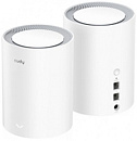 Бесшовный Mesh роутер Cudy M1800 (M1800(2-PACK)) AX1800 10/100/1000BASE-TX белый (упак.:2шт)