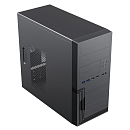 корпус MiniTower Powerman ES555 Black PM-450ATX U3*2+TypeC*2+2*combo Audio; intrusion switch; Extra 2xHDD cage; mATX