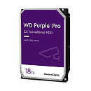 Жесткий диск/ HDD WD SATA3 18Tb Purple Pro 7200 512Mb 1 year warranty