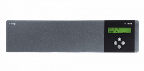 Аудиопроцессор BIAMP [Qt X 300D] (CAMBRIDGE) 3-зонный (модуль) для управления звуковой маскировкой (SoundMasking). Макс. кол-во эмиттеров: 3 х 120. 2х