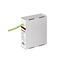 TDM SQ0518-0421 Термоусаживаемая трубка ТУТнг 8/4 желто-зеленая в коробке (10 м/упак)