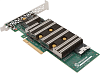 Adaptec SmartRAID 3204-8i Storage controller (RAID) 8 Channel, SATA 6Gb/s / SAS 24Gb/s / PCIe 4.0 (NVMe), RAID 0, 1, 5, 6, 10, 50, 60, 1 year
