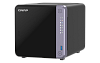 система хранения данных QNAP SMB QC 2GhzCPU/4Gb/upto 4HDD, up to 20 with TL-D1600S/SATA(3,5" 2,5")/ 2xUSB3.2/1xHDMI/1xExp.slot/2x2,5Gb 2x10Gb(SFP+)/iS
