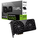 Видеокарта ASUS RTX5060 DUAL EVO OC 8GB GDDR7 128bit 3xDP HDMI 2FAN RTL (DUAL-RTX5060-O8G-EVO)