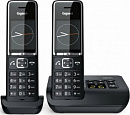 Р/Телефон Dect Gigaset Comfort 550A DUO RUS черный (труб. в компл.:2шт) автооветчик АОН