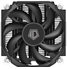 Кулер для процессора ID-COOLING IS-28i BLACK LGA1851/1700/1200/115X низкопрофильный высота 28mm (48шт/кор, TDP 65W, PWM, 2 тепл.трубки, медная база, F