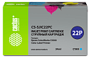 Картридж струйный Cactus CS-SJIC22PC C33S020602 голуб.пигм. (34мл) для Epson ColorWorks C3500 с чипом
