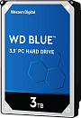 Жесткий диск/ HDD WD SATA3 3Tb Blue 5400 64Mb 1 year warranty
