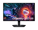 Монитор Samsung 27" Odyssey OLED G5 G50SF S27FG502SI OLED 16:9 2560x1440x180Hz 0,03ms 200cd 1M:1 178/178 1млрд HDMI DP Tilt Swiv БП внешн VESA Black (