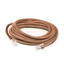 Патч-корд ACD-LPU6Z-10MN Cat6 UTP 26AWG 4Pair, CU, LSZH, Коричневый, 10м