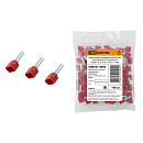 TDM SQ0521-0002 Наконечник штыревой втулочный изолированный (двойной) НШвИ (2) 0,75х8 (100 шт)