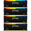 Память оперативная/ Kingston 32GB 2666MT/s DDR4 CL16 DIMM (Kit of 4) FURY Beast RGB