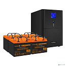 Exegate EX296884RUS Комплект ИБП EX295991RUS + батарея 33Ач EX285664RUS 4шт (инвертор, синус, для котла) SineTower SZ-5000.LCD.AVR.2SH.1C13.T.RJ.USB <