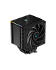 Кулер для процессора DEEPCOOL AK500 DIGITAL LGA20XX/1700/1200/115X/AM5/AM4 (9шт/кор, TDP 240W, PWM, Fan 120mm, 5 тепл. трубок, Copper Base, черный) RE