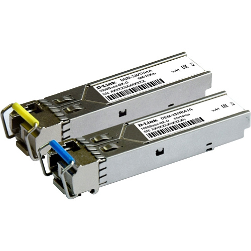 Трансивер/ 330T/3KM WDM SFP Transceiver, 1000Base-BX-D, Simplex SC, TX: 1550nm, RX: 1310nm, Single-mode, 3KM
