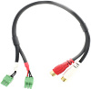 Кабель интерфейсный/ Cable, HDX 9000 adapter for 2 x Phoenix ports to 2 x RCA(F)