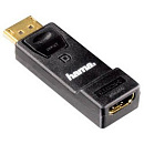 Переходник аудио-видео Hama Ultra HD DisplayPort (m)/HDMI (f) позолоч.конт. черный (00054586)