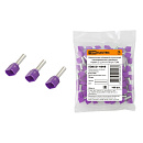 TDM SQ0521-0008 Наконечник штыревой втулочный изолированный (двойной) НШвИ (2) 2,5х10 (100 шт)