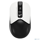 Мышь A4Tech Fstyler FG12S PANDA белый/черный оптическая (1200dpi) silent беспроводная USB (3but)