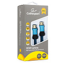 Кабель HDMI Cablexpert, серия Gold, 4,5 м, v1.4, M/M, синий, позол.разъемы, алюминиевый корпус, нейлоновая оплетка, коробка (CC-G-HDMI01-4.5M)