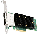 плата контроллера Broadcom Controller 9400-16e (05-50013-00) (PCI-E 3.1 x8, LP, External) Tri-Mode SAS/SATA/PCIe(NVMe) 12G, 16port (4*ext SFF8644), 1