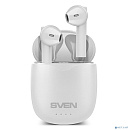 Наушники SVEN E-727BTбел BТ,ТWS,магн заряд кейс, беспровод, стерео