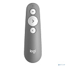 Презентер Logitech Презентер Logitech R500s Mid Grey серый, Bluetooth + 2.4 GHz, USB-ресивер , 3 программируемых кнопки, лазерная указка (100589) {8}