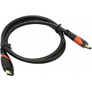 VCOM CG525-R-0.5 Кабель HDMI 19M/M ver. 2.0 black red, 0.5m VCOM <CG525-R-0.5>