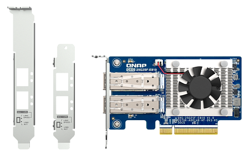 QNAP Expansion Card QXG-25G2SF-E810 PCIe Gen4 x8, 2x25GbE(SFP28)