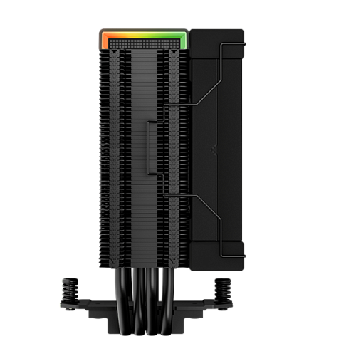 Кулер для процессора DEEPCOOL AK400 DIGITAL LGA1700/1200/115X/AM5/AM4 (18шт/кор, TDP 220W, PWM, Fan 120mm, 4 тепл. трубки, черный) RET