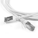 Кабельная сборка Hyperline PC-LPT-SFTP-RJ45-RJ45-C6-2M-LSZH-WT Патч-корд S/FTP, экранированный, категория 6 (100% Fluke Component Tested), 28AWG, LSZH