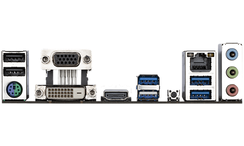 GIGABYTE A520M S2H, AM4, A520, 2*DDR4, D-Sub+DVI-D+HDMI, 4 SATA 6 Гб/с, M2, Audio, Gb LAN, USB 3.2, USB 2.0, COM*1 header, mATX
