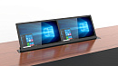 [WR-22GD2 Touch (silver)] Два выдвижных монитора Genius Dual Wize Pro 21,5'' расположенные бок о бок, управляемый угол наклона 30 градусов, толщина мо