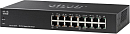 Коммутатор CISCO SG110-16HP 16-Port PoE Gigabit Switch