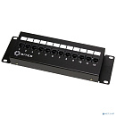 5bites Патч-панель PPU55-08W UTP / 5E / 12P / FRONT DUAL IDC / 2U / L=287MM / WALL