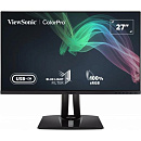ЖК монитор VIEWSONIC VP2756-4K/27" Cенсорный экран нет/IPS/3840x2160 16:9/60 Гц/350/1000:1/5 мс/да/черный/10.2 кг VP2756-4K