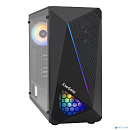 Exegate EX293014RUS Корпус Miditower ExeGate EVO-8225-NPX500 (ATX, БП 500NPX с вент. 12см, 2*USB+1*USB3.0, черный, 2 вент. с RGB подсветкой и полоса н